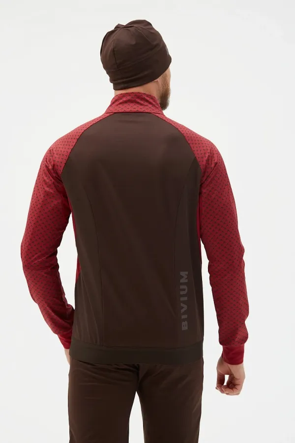 Куртка д/муж. "Баланс 2.0" (XL(54/188), бордовый_кофейный, , , , , )