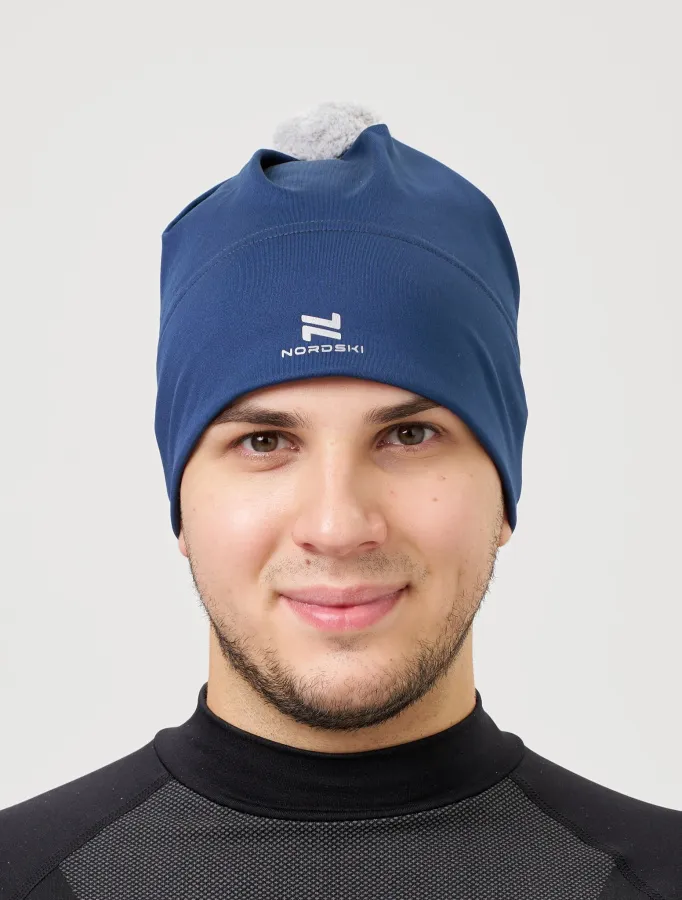 Тренировочная шапка Nordski Train Blueberry (One Size, Blueberry, , , , , )