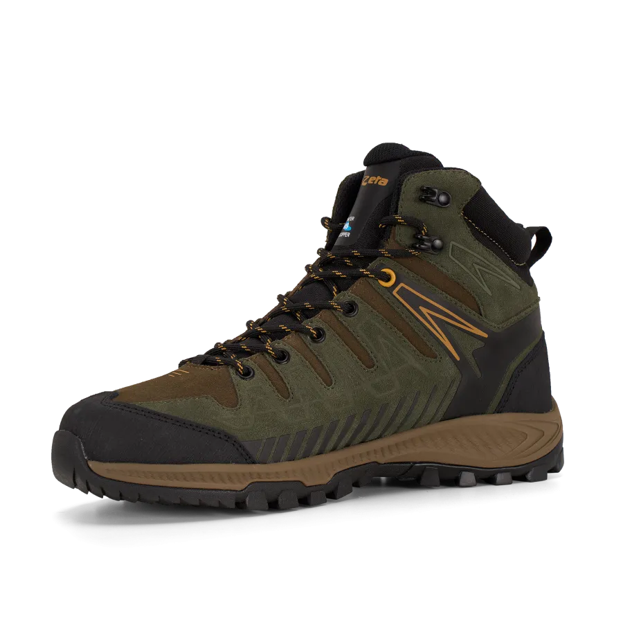 Ботинки THUNDER LEATHER MID WP (43.5, DARK GREEN / HONEY, , , , , )
