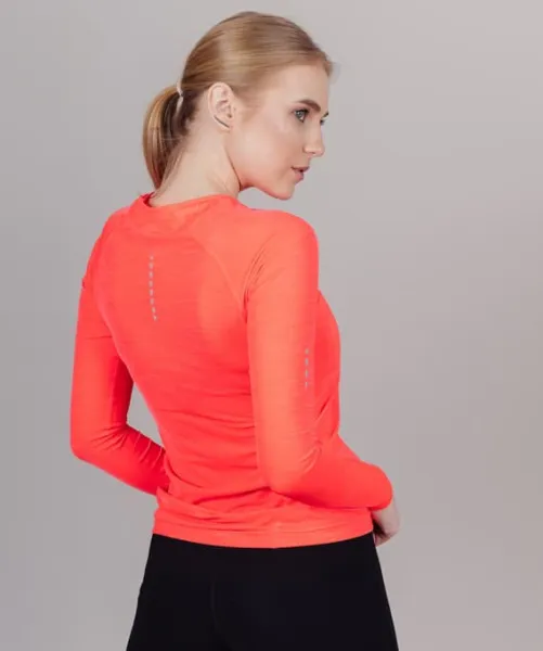 Футболка Nordski Pro Coral W с длинным рукавом (42, Coral, , , , , )