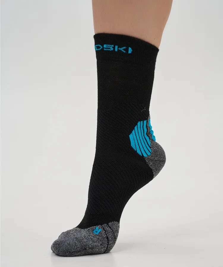 Носки Winter Run Black/Light Blue (42-45, BLACK/LIGHT BLUE, , , , , )