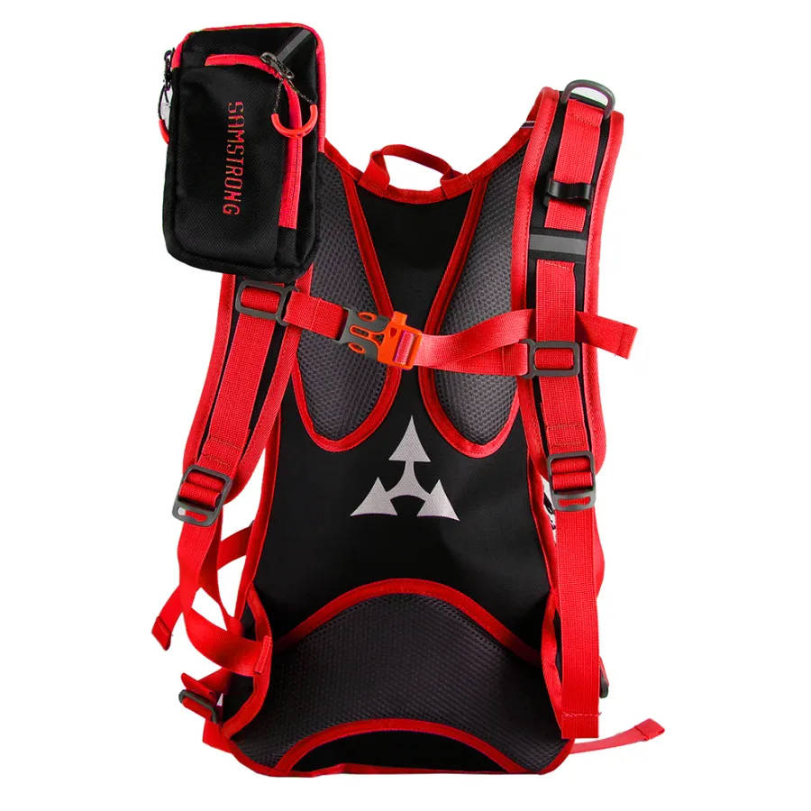 B0462 CYCLING BAG Рюкзак (черный/красный)